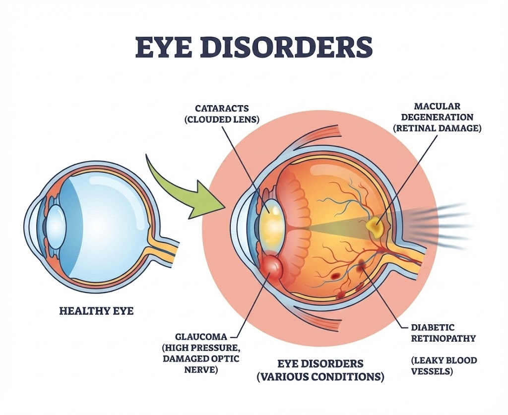 Eye disorders multiple choice questions
