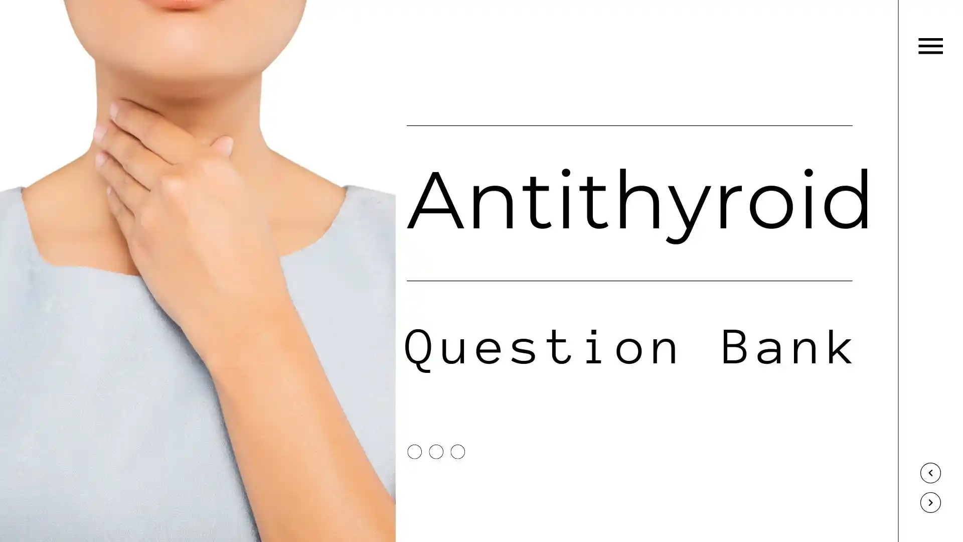 Antithyroid question bank