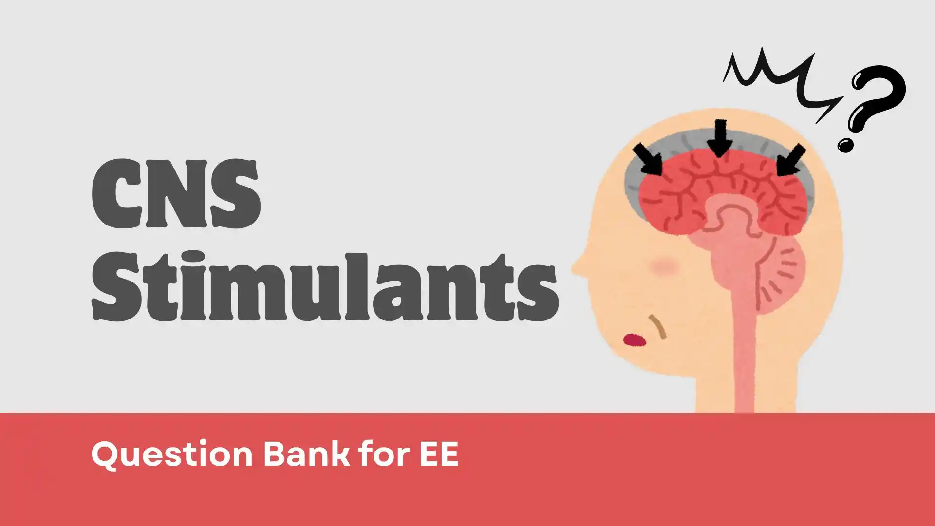 CNS Stimulants question bank