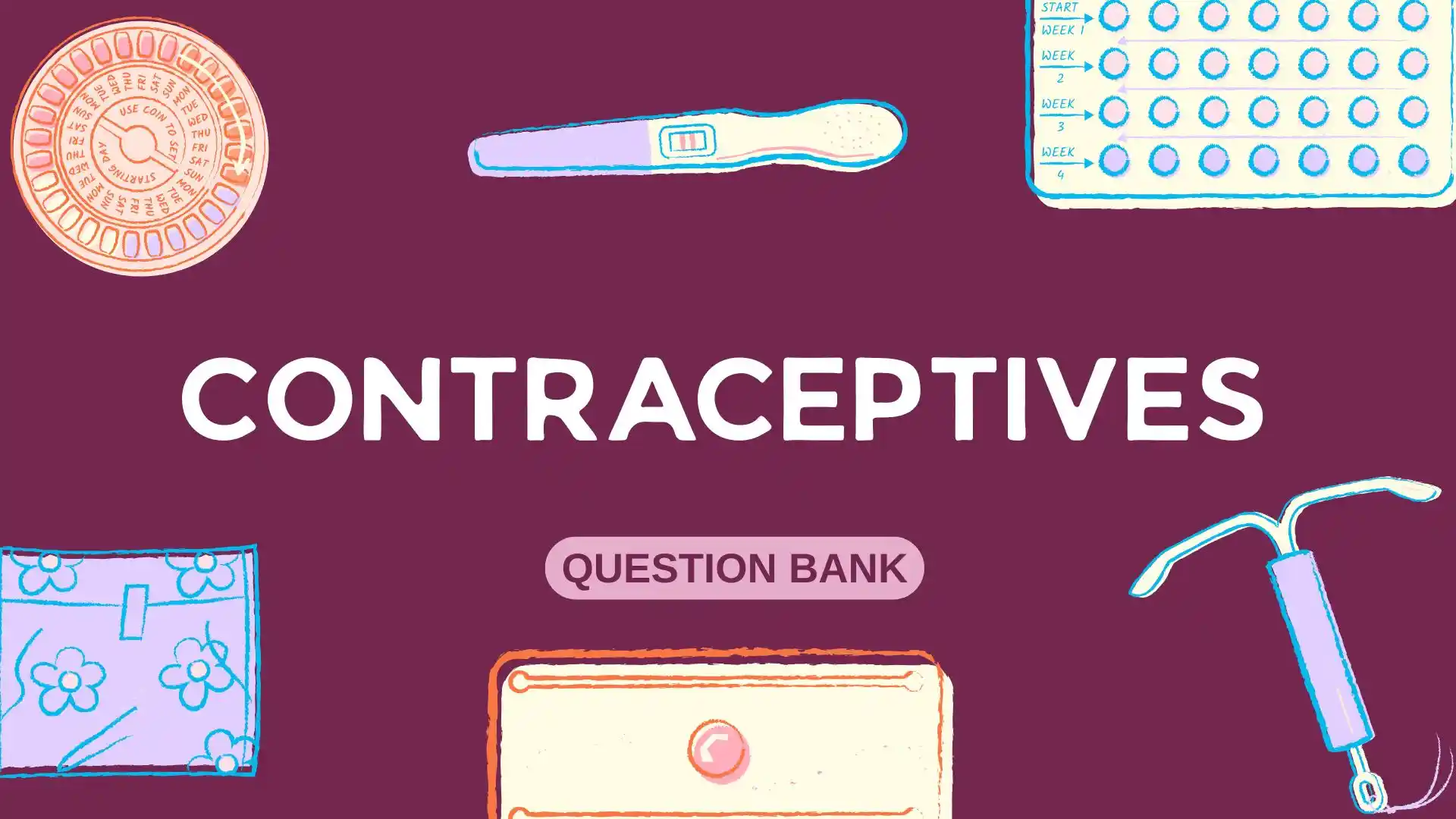 Contraceptives question bank